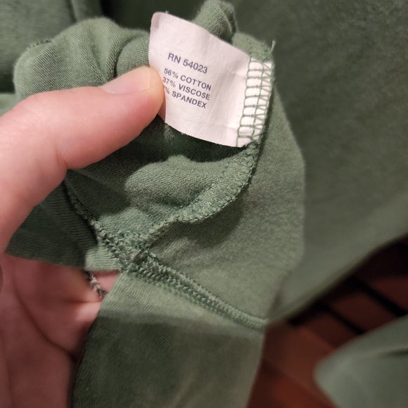 Gap Embroidered Tunic Top, Green, Size Small - Picture 4 of 4